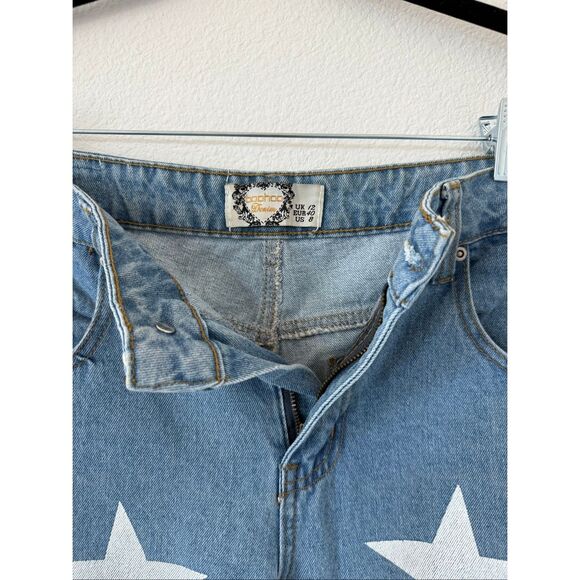 EUC Boohoo Denim Stars Jeans, size: 8 - Picture 3 of 5